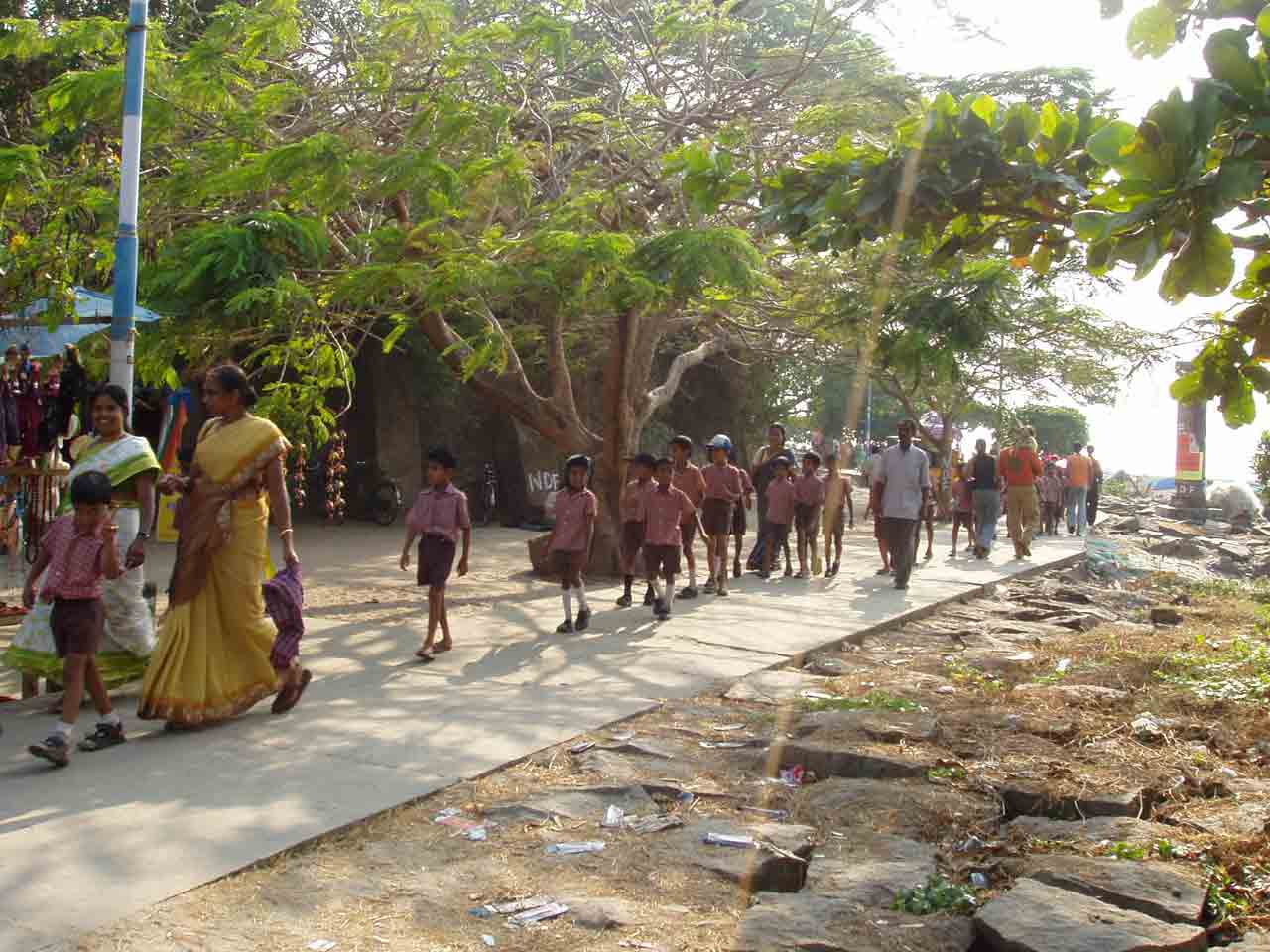 Schoolkids in Kochi