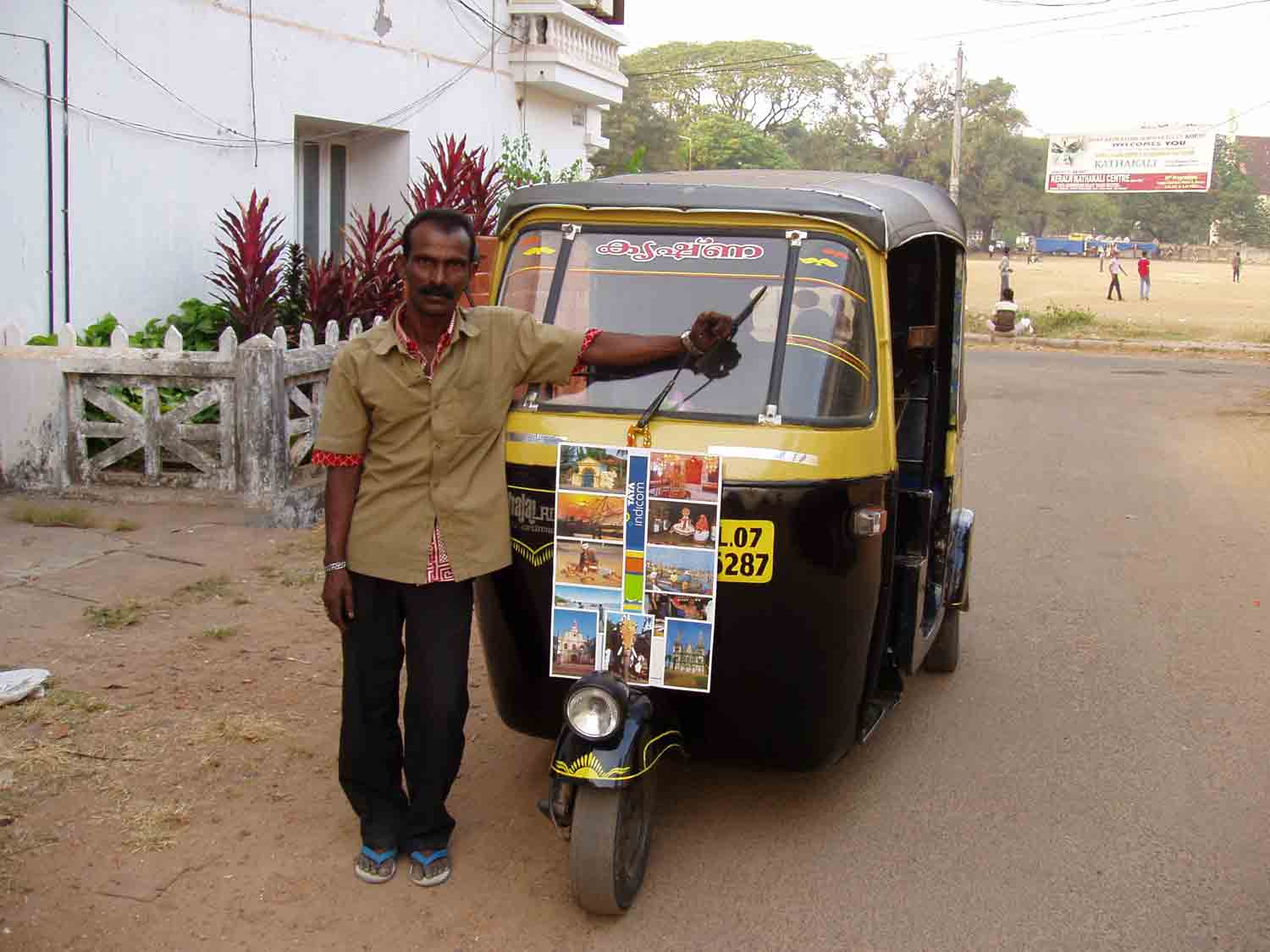 My personal TukTuk driver around Kochi