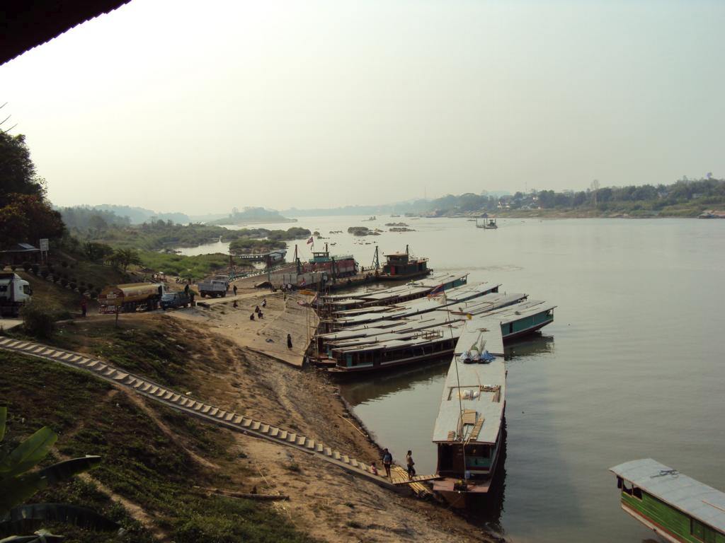 The Laos side of the river