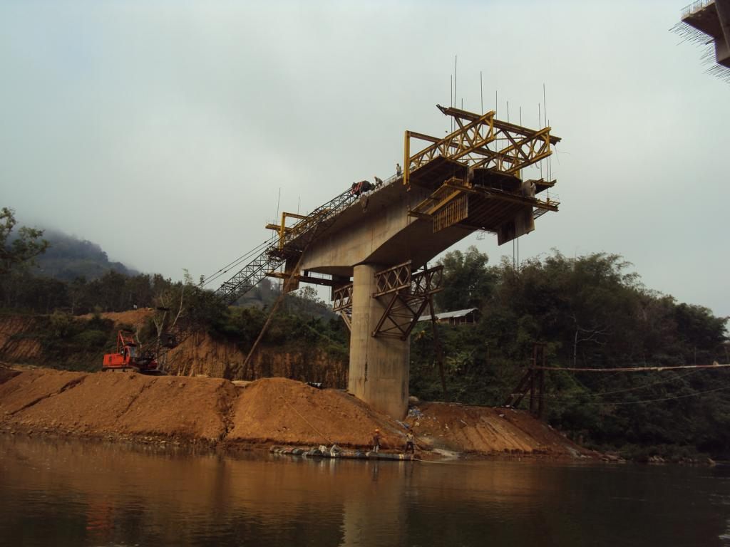 A bridge under construction - harbingers of the future