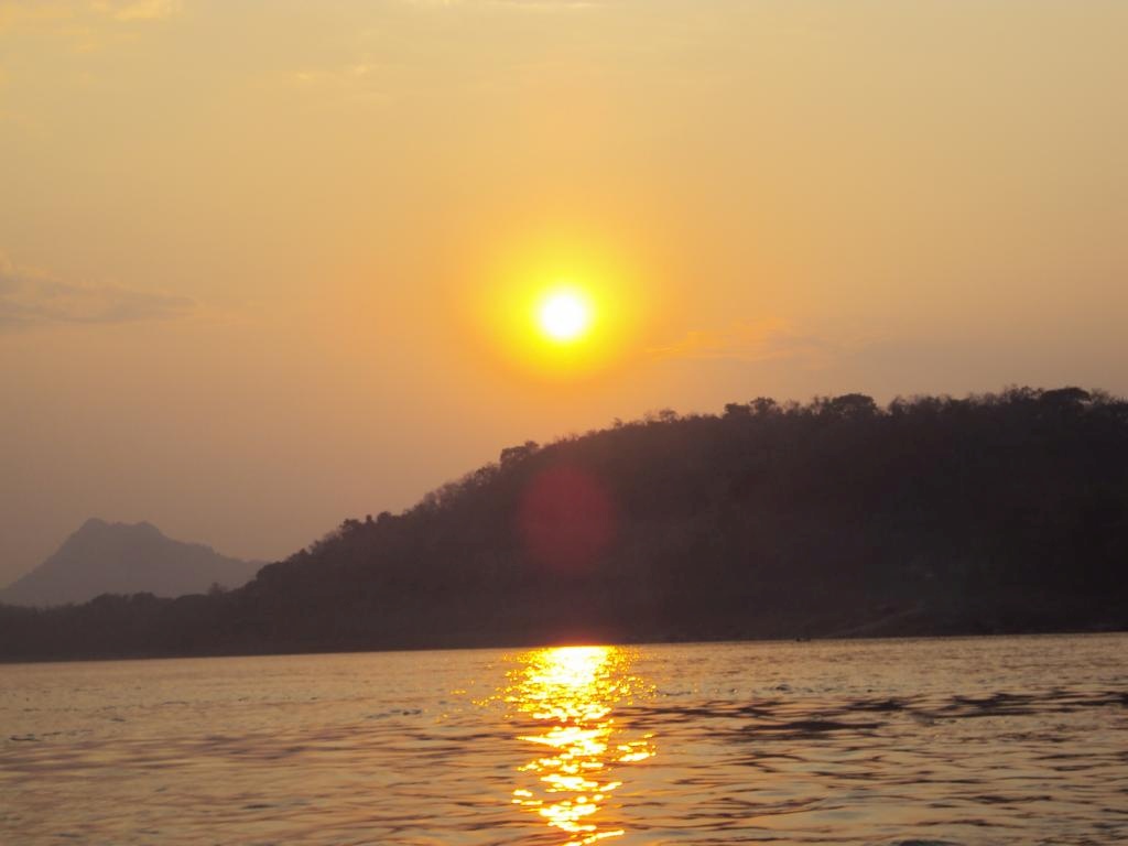 Sunset over the Mekong