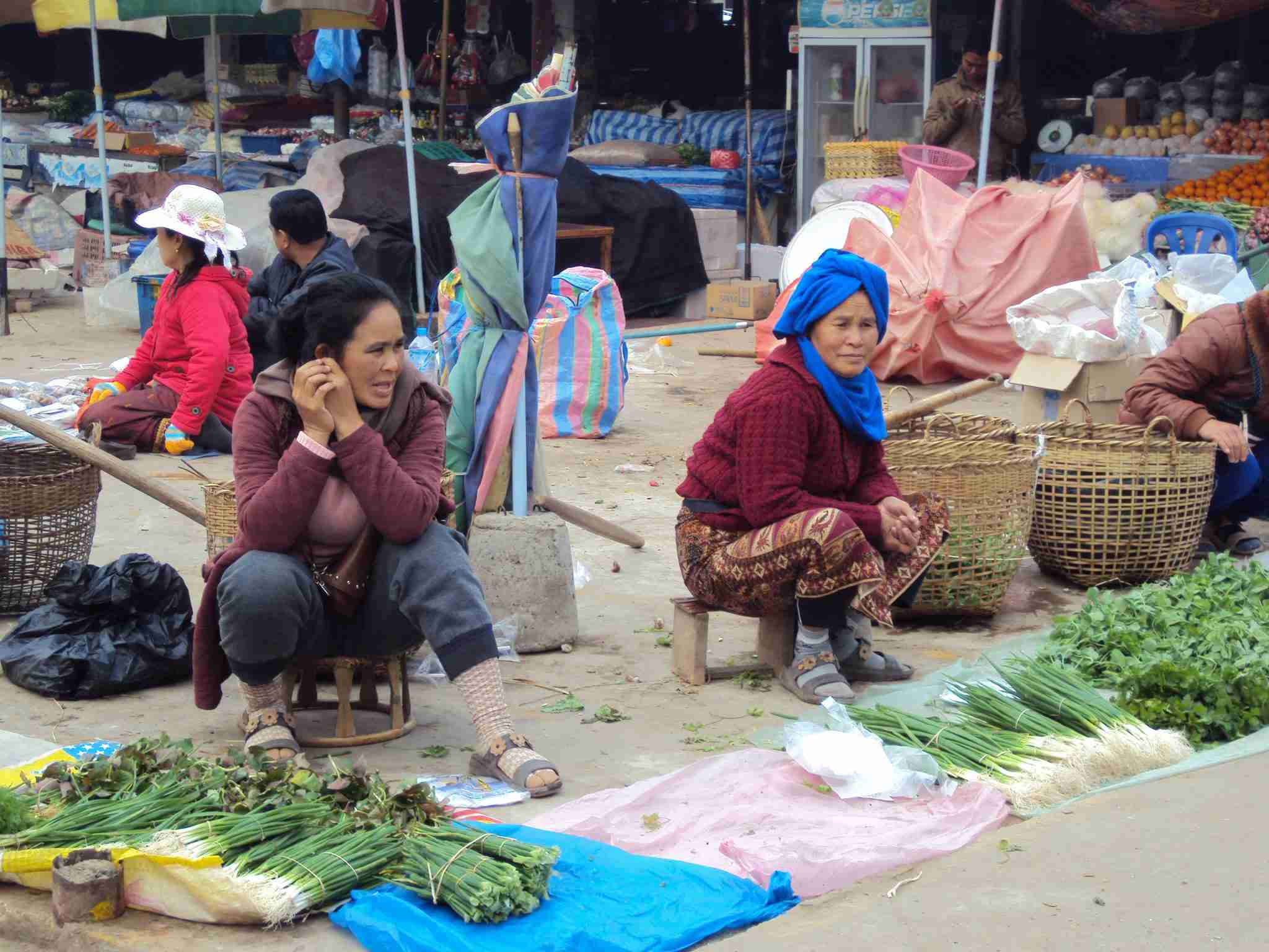 Market in Luang Namptha