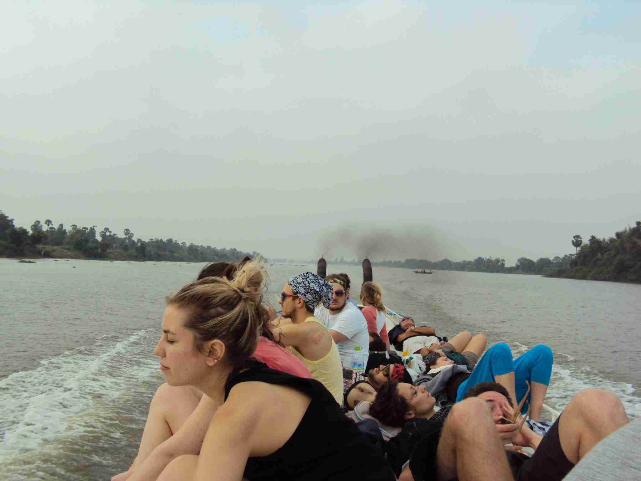 Speedboat on Tonle Sap Lake