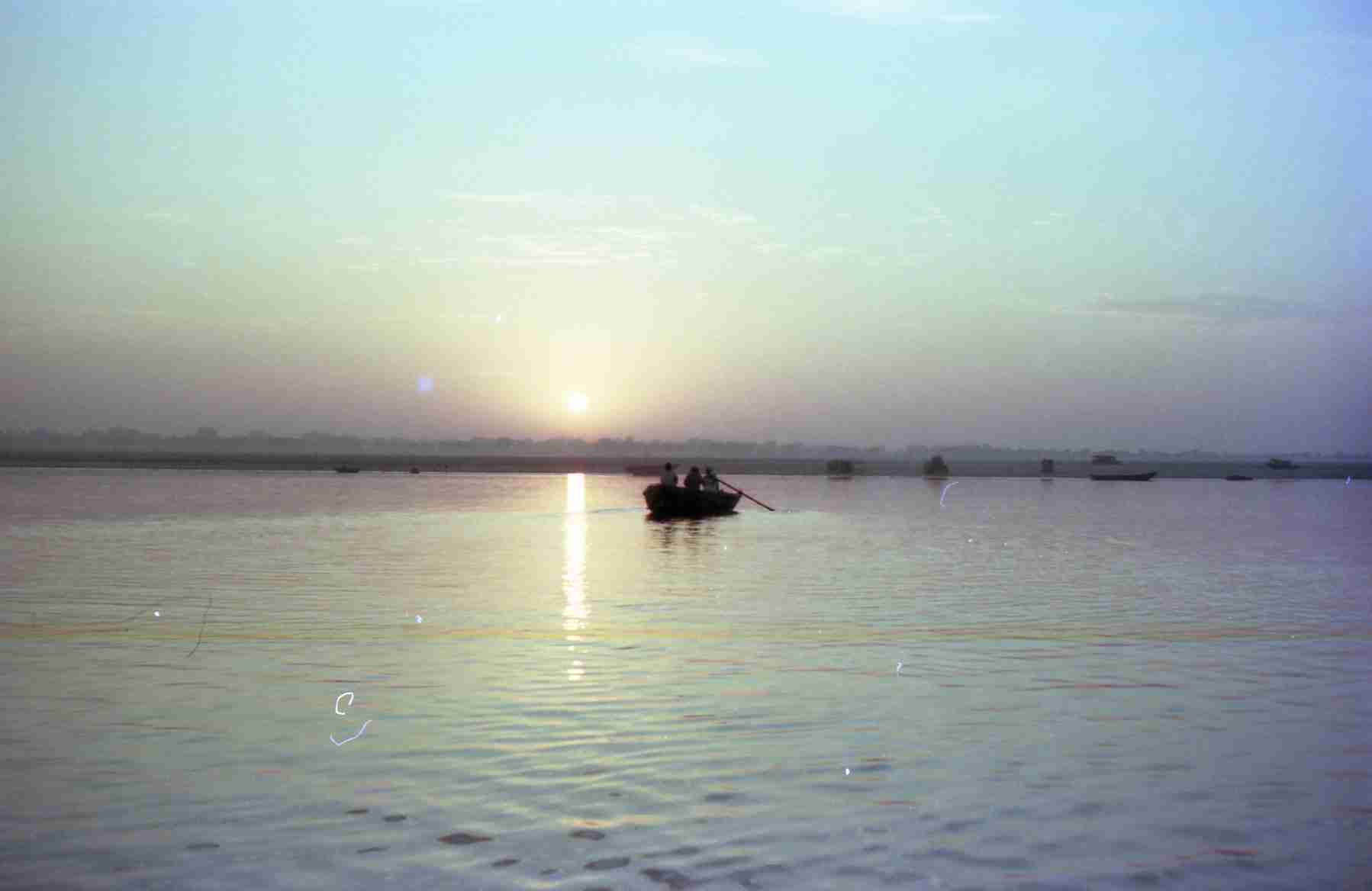 Sunrise at the Ganges