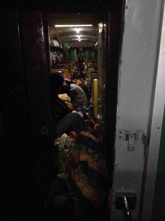 People sleeping on the Floor