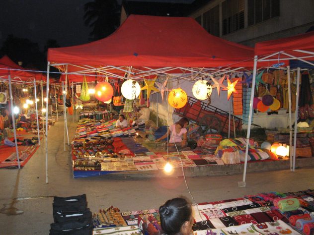 Nightmarket in Luang Prabang