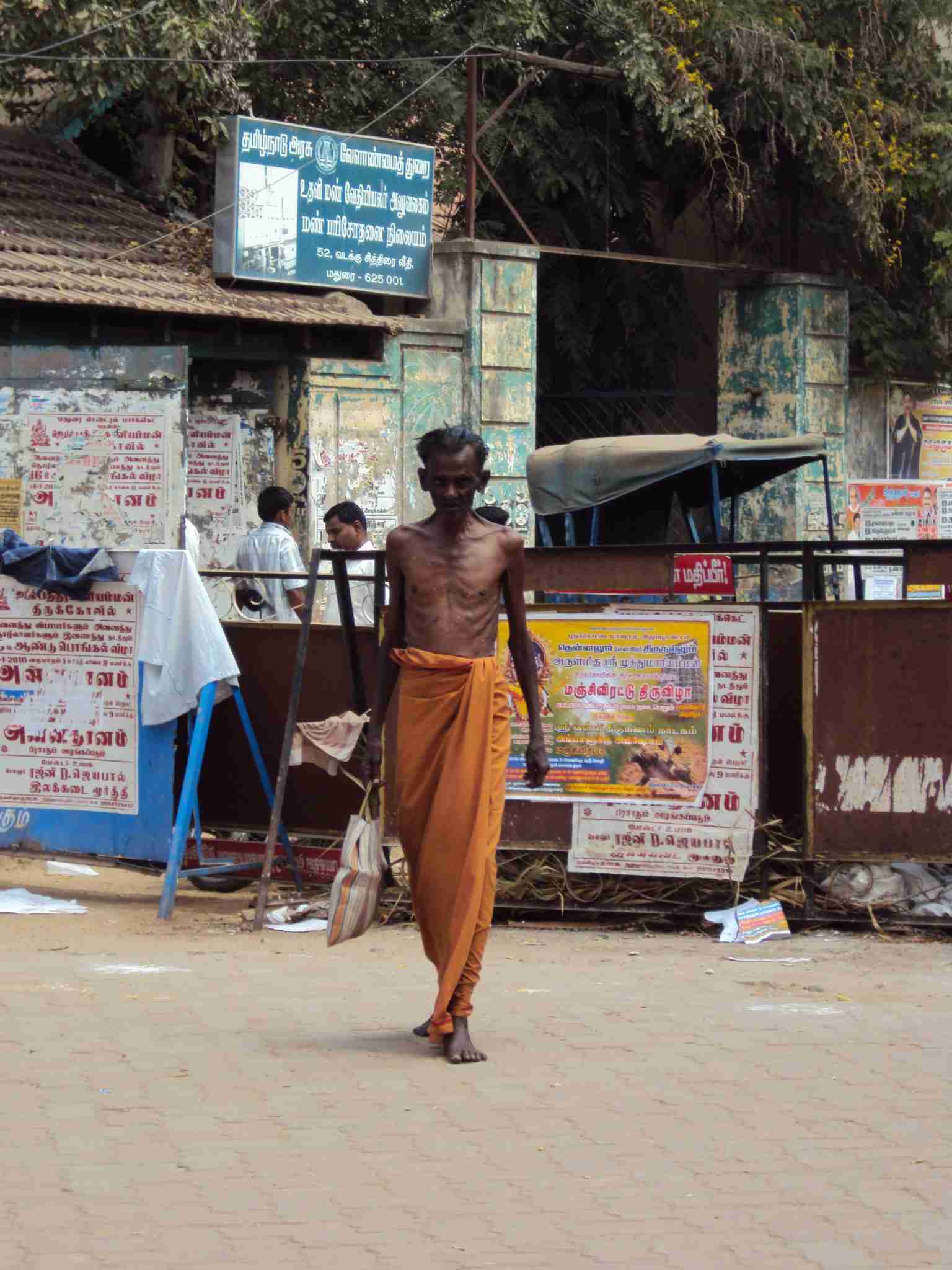 Thin man in Madurai