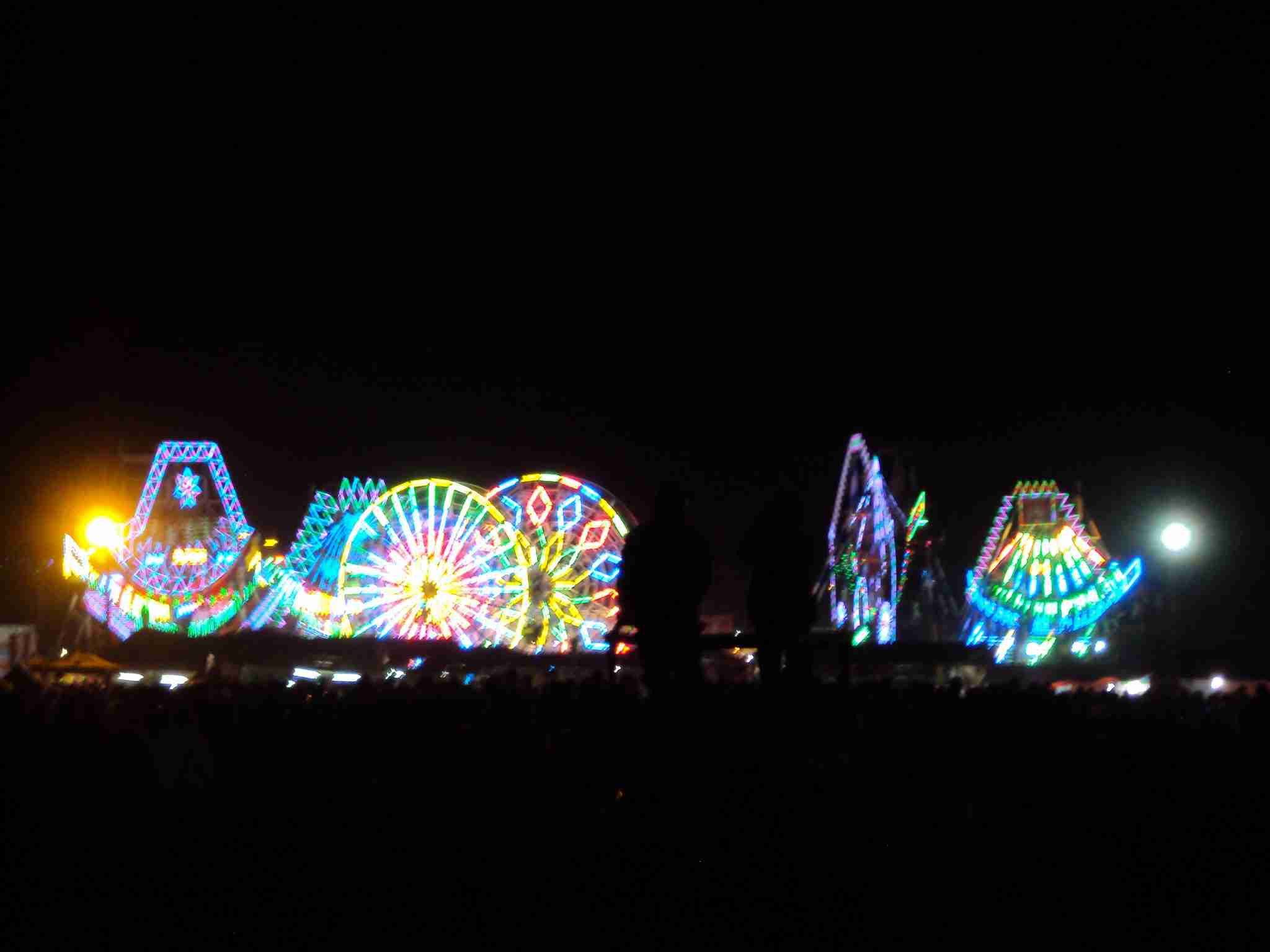 Fairground atmosphere