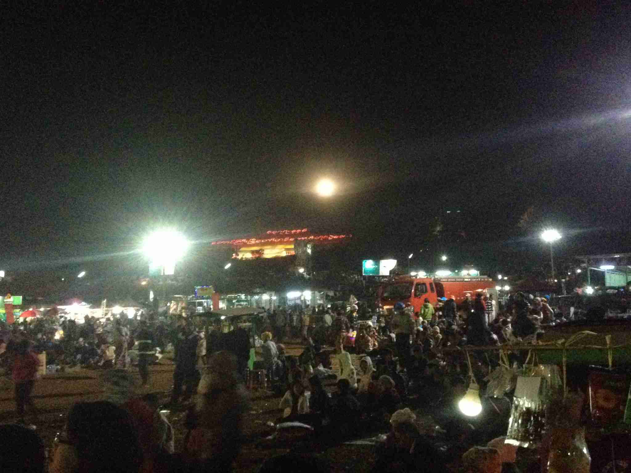 Expectant atmosphere