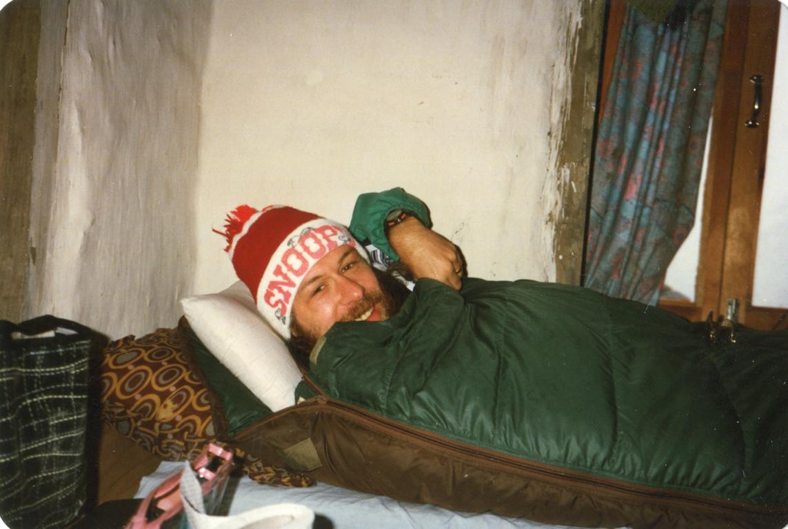 John in Sleeping Bag