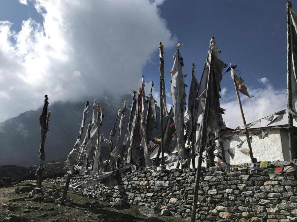 Prayer flags for once without wind