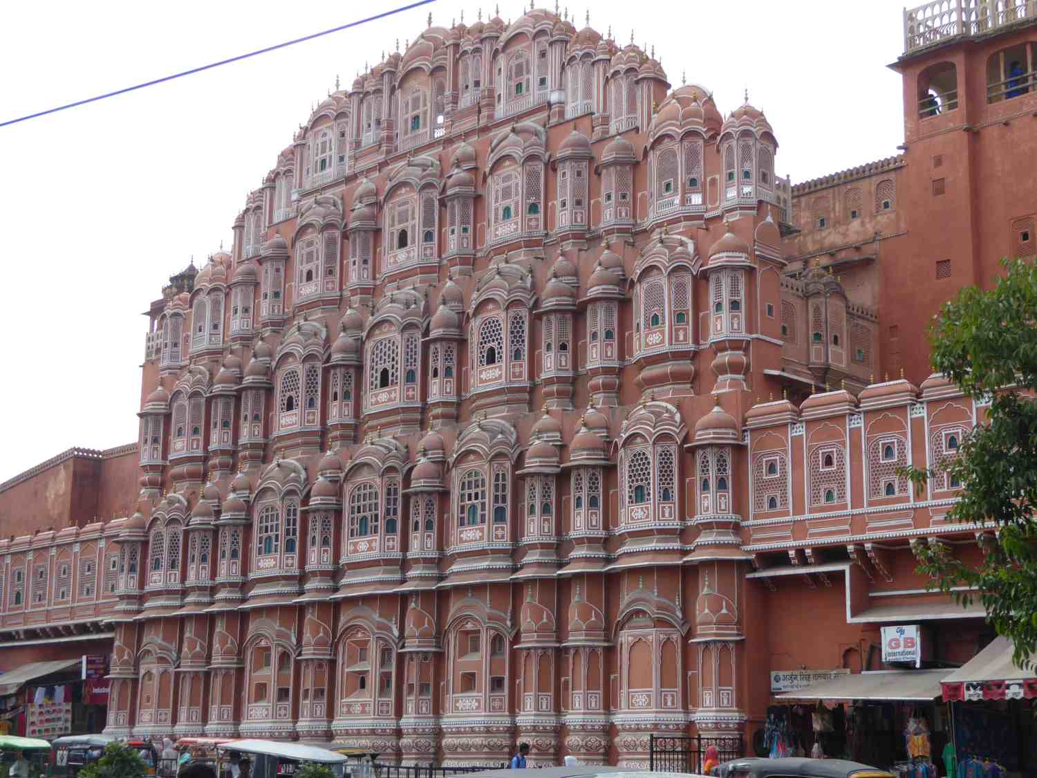 Hawa Mahal - From the outside a grandiose palace, but actually only a facade