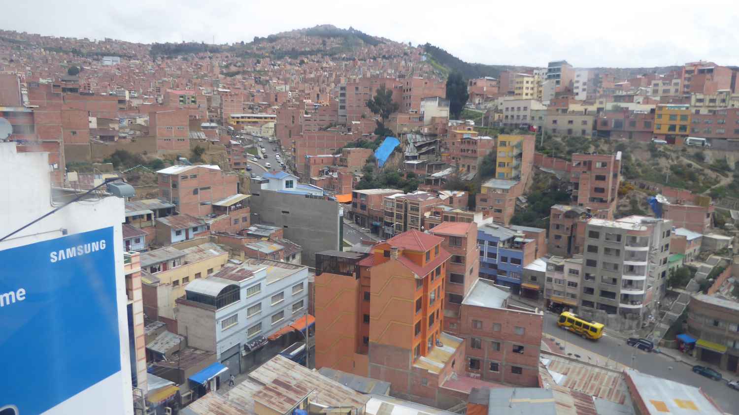 View from the cableway