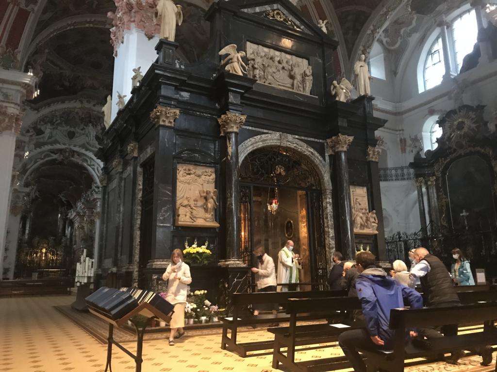 Mass in the church