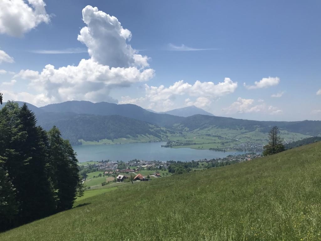 The Ägerisee from afar