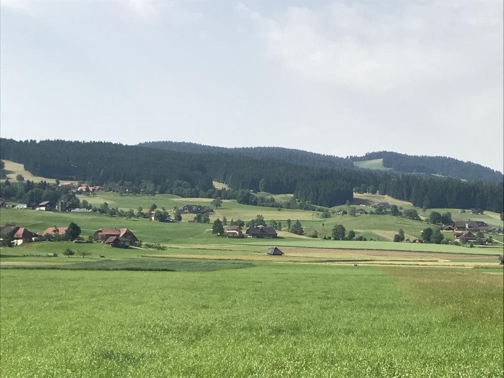 The wide valley near Signau