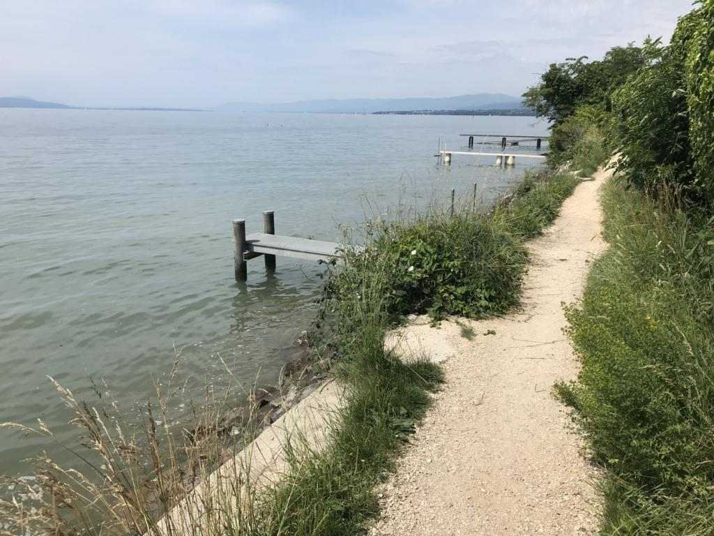 Path along the Lake Geneva
