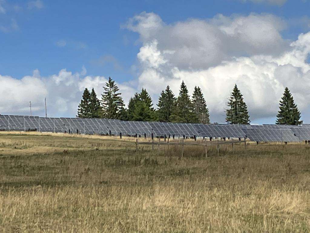 Biggest solar plant in Switzerland