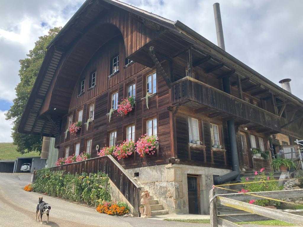 typical Bernese farm house in the Emmental