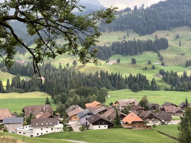 Schangnau - small village along the trail