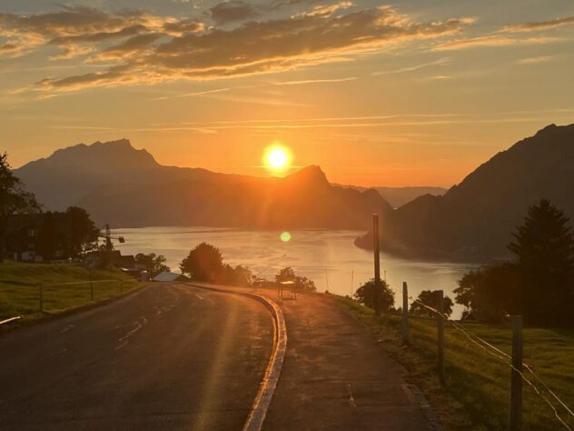 Sunset over Lake Lucerne 1
