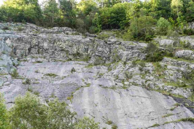 there are traces of dinosaurs at this quarry 
