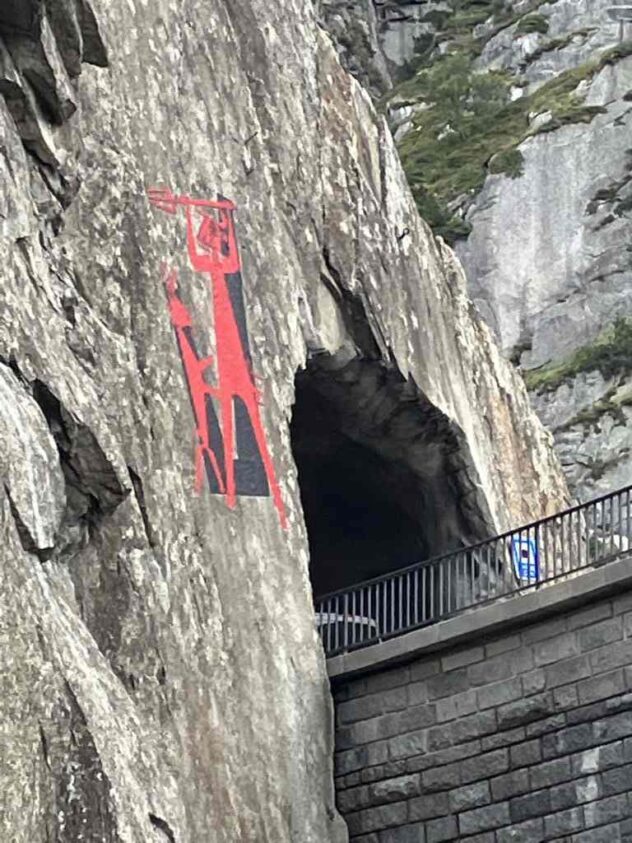 The Devil's Bridge over the Schöllenen Gorge