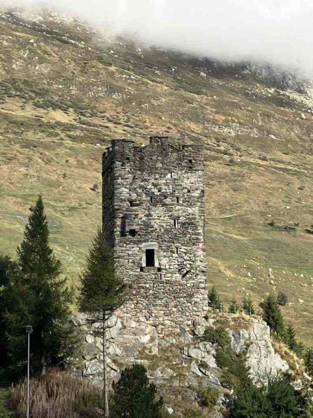 An ancient Tower at Hospental