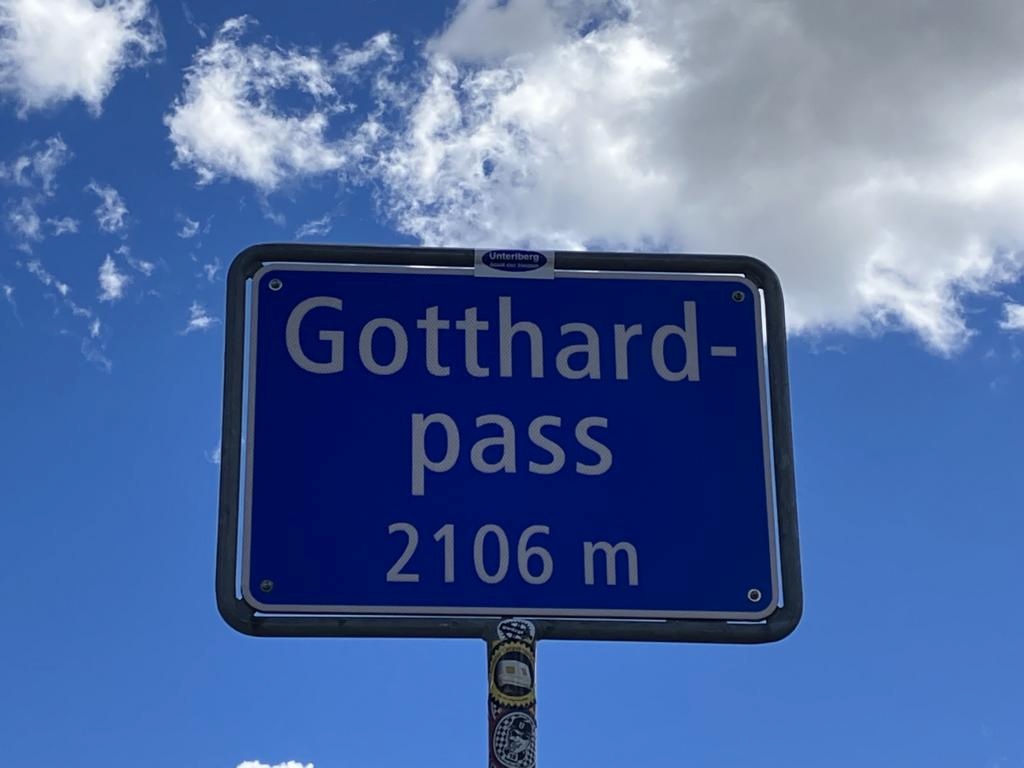 The top of the Gotthard