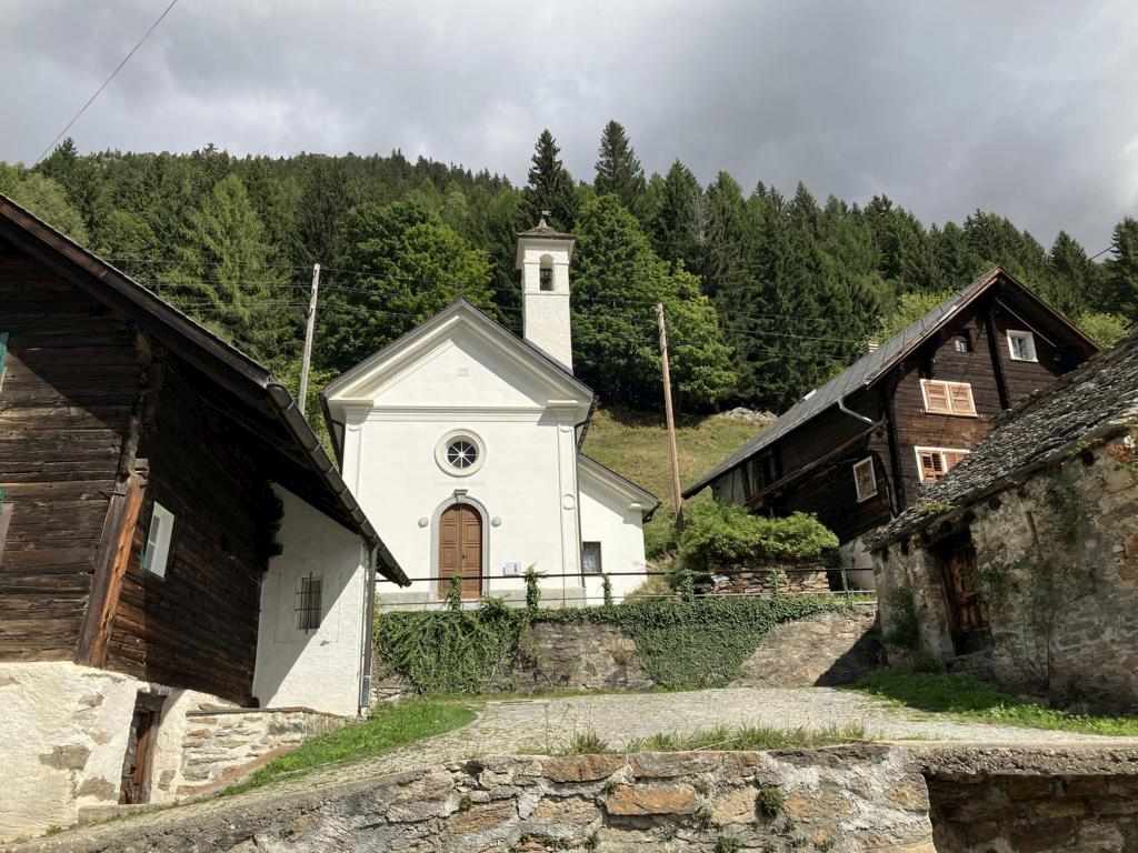 Small villages, but always with a chapel or a church