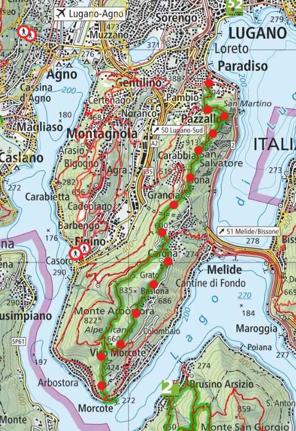 From Lugano to Morcore