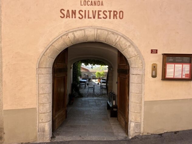 The Locanda San Silvestro - just right for us